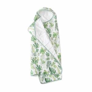 Big Kid Hooded Towel - Tropical Leaf