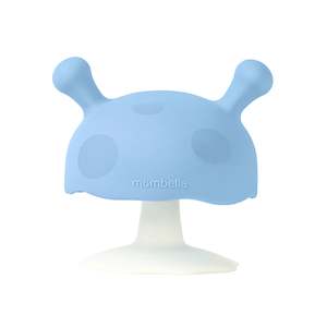 Baby wear: Mushroom Teether - Light Blue