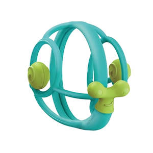 Baby wear: Snail Teether Rattle - Blue