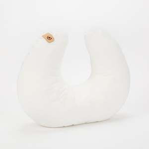 Organic Cotton Feeding & Infant Support Pillow - White