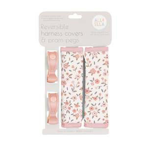 Baby wear: Harness Covers & Pram Pegs - Floral Bouquet