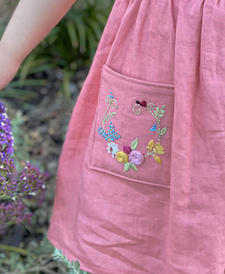 Spring Embroidery Pocket