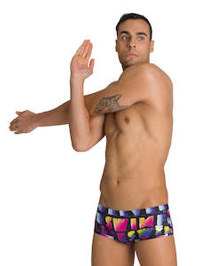 Swimming Range: Arena M Pop Reversible Low Waist Short - Black Multi