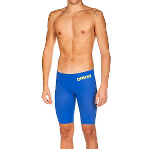 Arena Mens Racing Swimwear: Arena M Carbon Air2 Jammer Blue-Drk Grey-Fluro Yellow