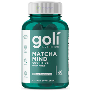 Goli Nutrition, Matcha Mind Cognitive Gummies, 60 Gummies