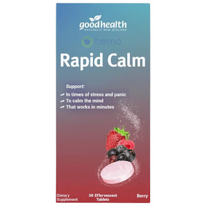 Good Health, Rapid Calm Berry Flavour, 30 Effervescent Tabs