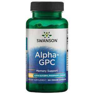 Swanson, Alpha GPC 300mg, Memory Support, 60 Veg Caps