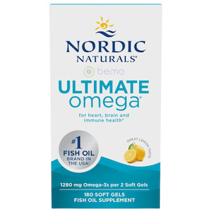 Brain Health: Nordic Naturals, Ultimate Omega, 1280mg, 180 Softgels