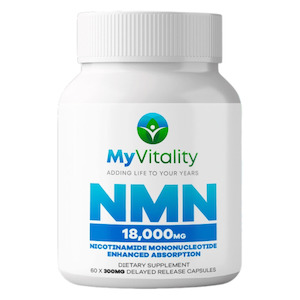 MyVitality, NMN 300mg High Purity, 60 Capsules