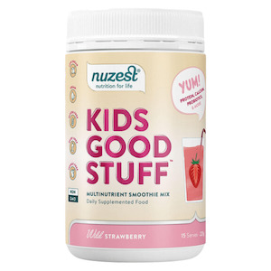 Brain Health: Nuzest, Kids Good Stuff, Wild Strawberry, 225g