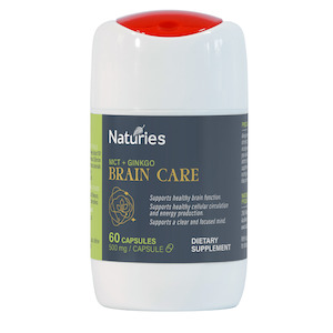 Brain Health: Naturies, Brain Care, 60 Caps