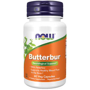 Now Foods, Butterbur, 60 Veg Capsules