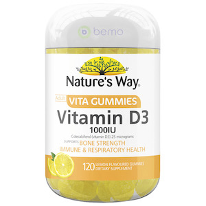 Nature's Way, Adult Vita Gummies, Vitamin D3 1000IU, 120s