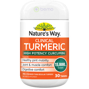 Nature's Way, Clinical Turmeric 15800mg, 30 Tablets