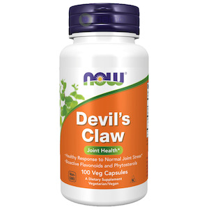 Bone And Joint Health: Now Foods, Devil's Claw, 100 Veg Capsules