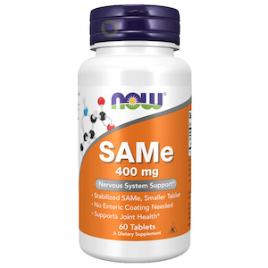 Now Foods, SAMe 400mg, 60 Tablets