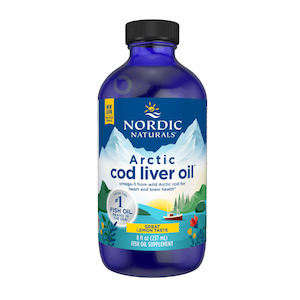 Bone And Joint Health: Nordic Naturals, Arctic Cod Liver Oil, Lemon, 237ml