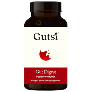 Digestion And Gut Health: Gutsi, Gut Digest, Digestive Enzymes, 60 Vege Capsules