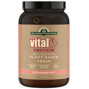 Vital, Plant Protein, Strawberry, 1kg