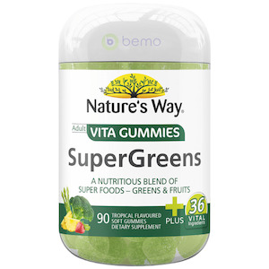 Nature's Way, Adult Vita Gummies Super Greens 90s