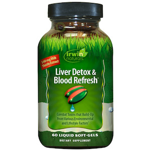 Irwin Naturals, Liver Detox & Blood Refresh, 60 liquid soft-gels