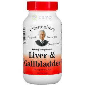 Christopher's Original, Liver & Gallbladder Formula, 100 Vcaps