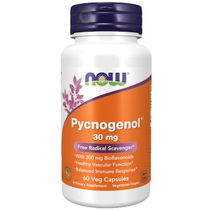 Now Foods, Pycnogenol 30mg, 60 Veg Caps