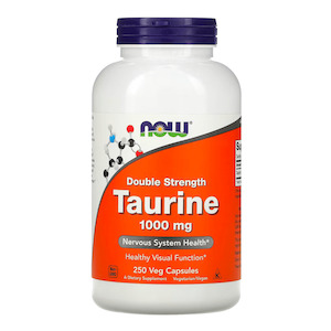 Now Foods, Taurine, Double Strength, 1000mg, 250 VCs