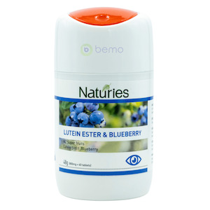 Naturies, Lutein Ester & Blueberry, 60s