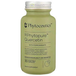 Phytoceutics, Phytopure Quercetin with Pomegranate, 30 Vegetable Capsules