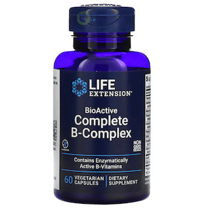 Life Extension, BioActive Complete B-Complex, 60 Vegetarian Capsules