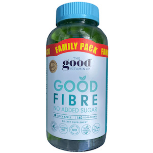 Good Vitamin Co, Good Fibre, No Added Sugar, 160 Soft-Chews