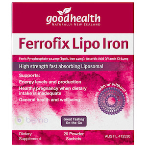 Good Health, Ferrofix Lipo Iron, 20 Powder Sachets