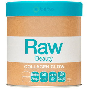 Amazonia Raw, Raw Beauty, Collagen Glow, Unflavoured, 200g