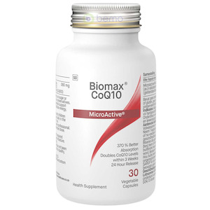 Coyne Healthcare, Biomax CoQ10 MicroActive, 30 vege capsules