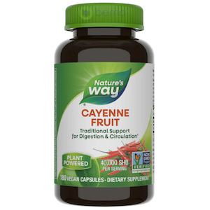 Nature's Way, Cayenne Fruit, 180 Vegan capsules