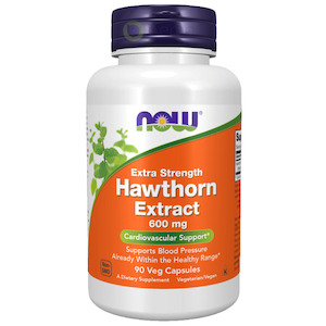 Now Foods, Hawthorn Extract 600mg, Extra Strength, 90 Veg capsules