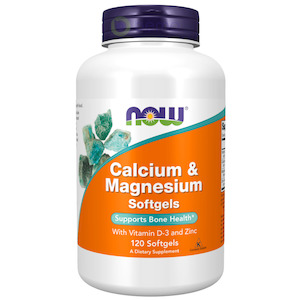 Now Foods, Calcium & Magnesium, 120 Softgels