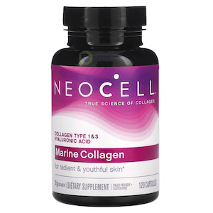 Neocell, Marine Collagen & Hyaluronic Acid, 120 Caps