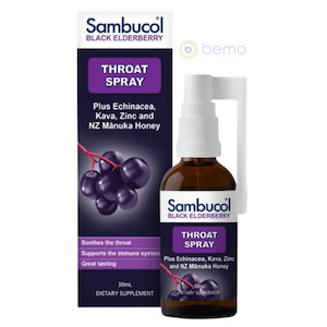 Sambucol, Soothing Throat Spray, 30ml Oral Spray