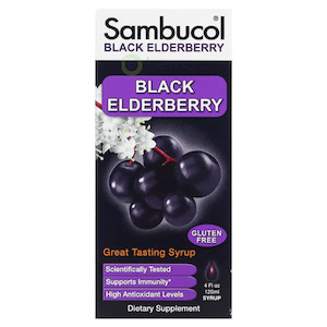 Sambucol, Black Elderberry Syrup, Original Formula, 120 ml