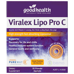 Good Health: Good Health, Viralex Lipo Pro C, 20 Powder Sachets