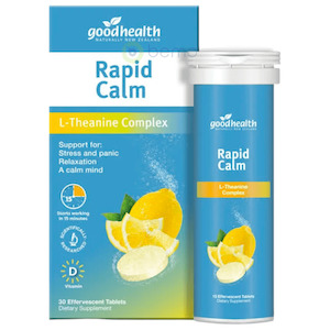 Good Health: Good Health, Rapid Calm, L-Theanine, 30 Effervescent Tabs