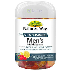 Multivitamins: Nature's Way, Adult Vita Gummies Men's Multivitamin, 100's