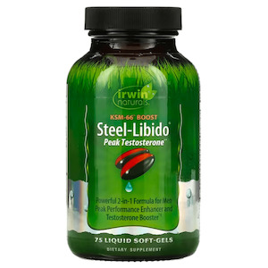 Irwin Naturals, Steel-Libido, Peak Testosterone, 75 Liquid Soft-Gels