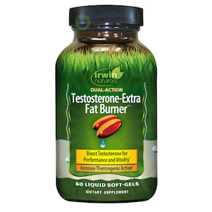 Irwin Naturals, Testosterone-Extra Fat Burner, 60 Softgels