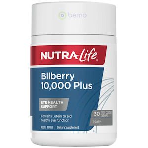 Nutra-Life, Bilberry 10000 Plus, 30 caps