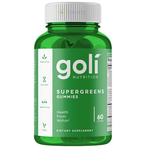 Goli Nutrition, Supergreens Gummies, 60 Gummies