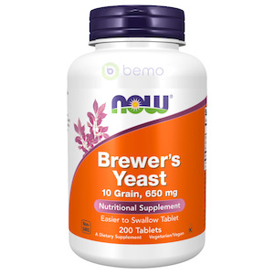 Now Foods, Brewer's Yeast, 10 Grain, 650mg, 200 Tabs