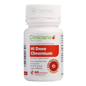 Chromium: Clinicians, Hi-Dose Chromium, Caps 60